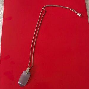 Kendra Scott adjustable Necklace with Purple Pendant